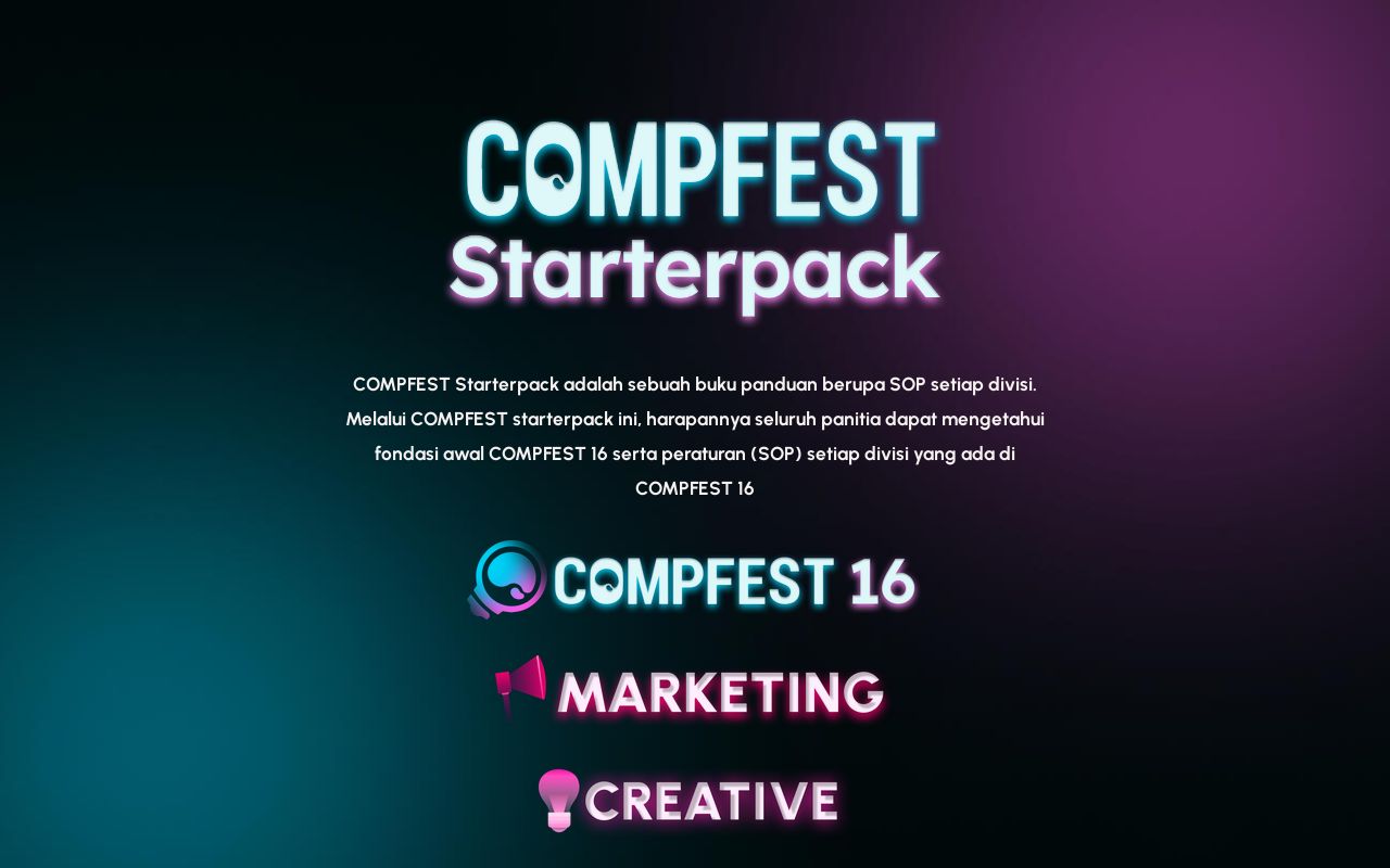 COMPFEST Starterpack
